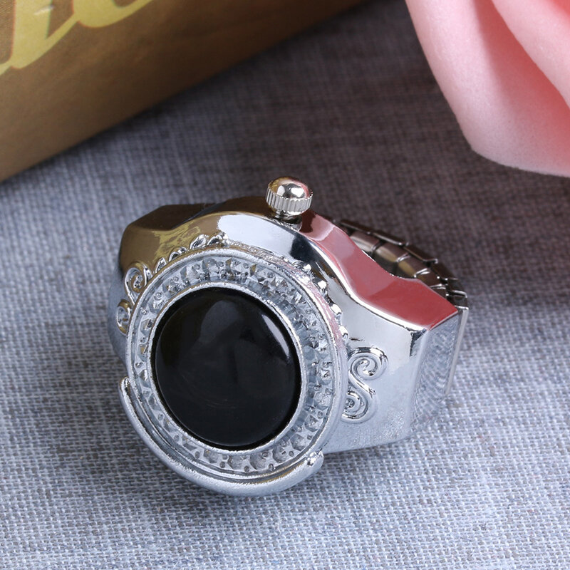 20mm pedra preciosa ágata anel dedo redondo relógio joia presente estilo moderno dropship