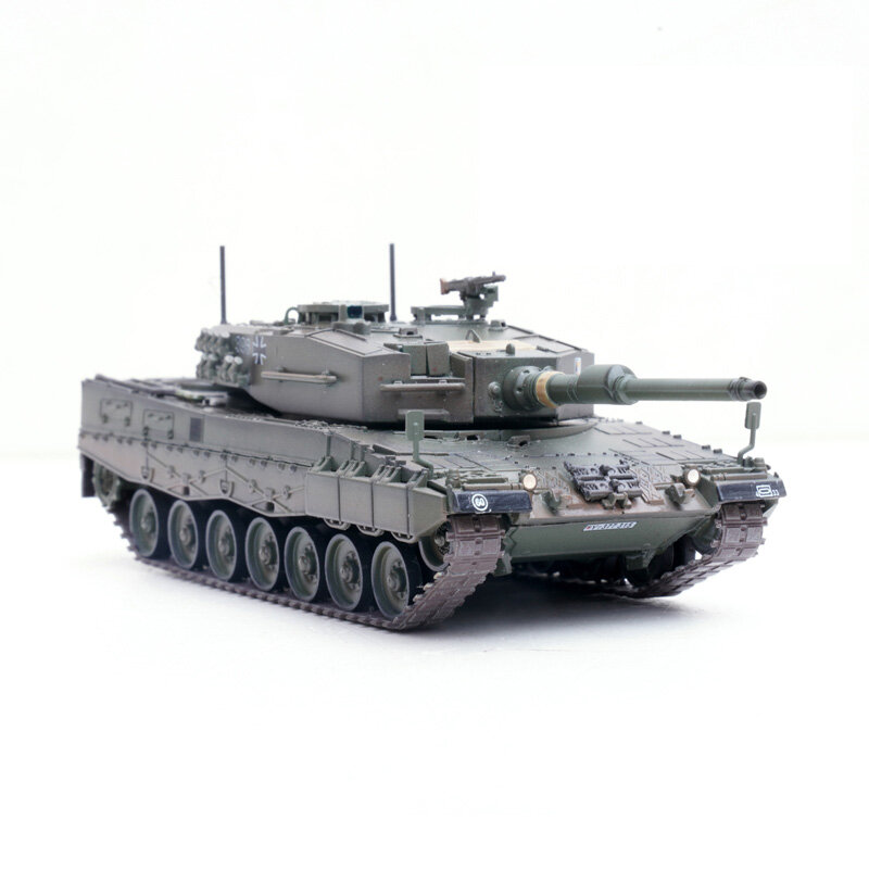 Modèle de char de combat principal en alliage de plastique moulé sous pression, léopard allemand, cadeau de jouet de collection, décoration d'affichage de simulation, échelle 1:72, 2A4