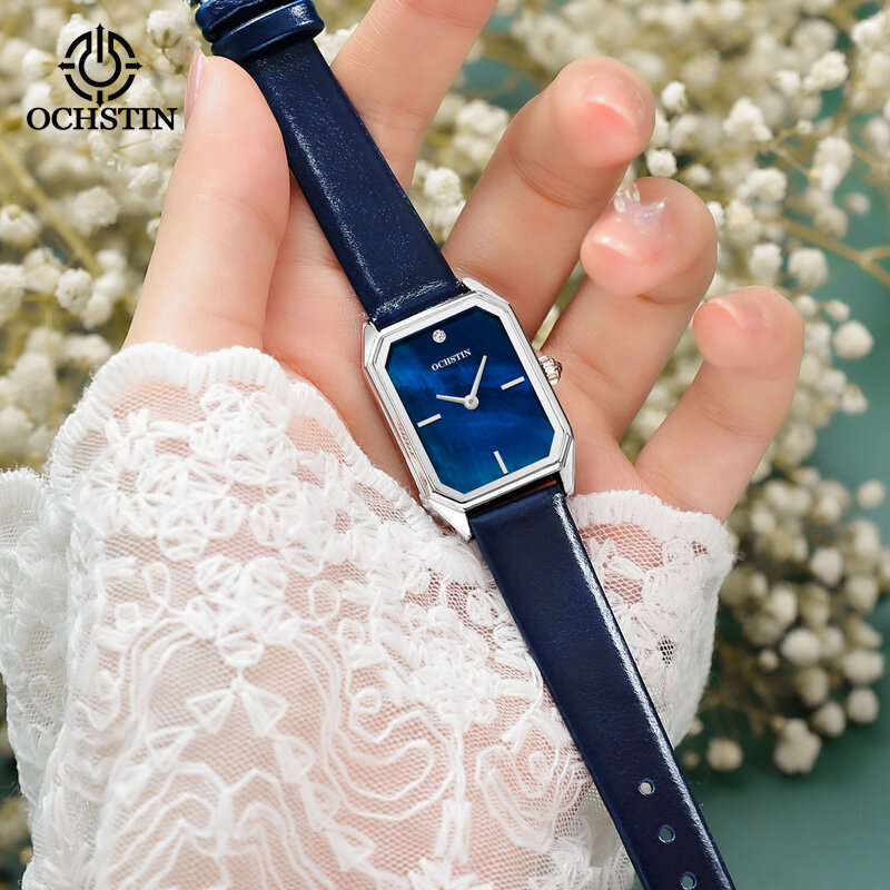 Gorący Model OCHSTIN 2024 serii Parangon Perfection prosty, komfortowy zegarek wielofunkcyjny kwarcowy damski zegarek kwarcowy
