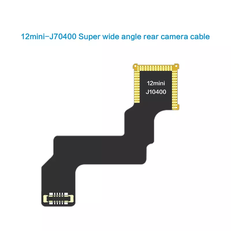 I2c câmera traseira flex cabo para iphone 12mini-j10400, super grande angular reparação interruptor peças kit
