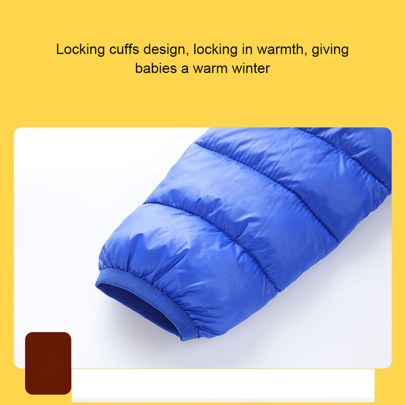 Chaqueta de plumón para niños, abrigo cómodo para aventuras de invierno