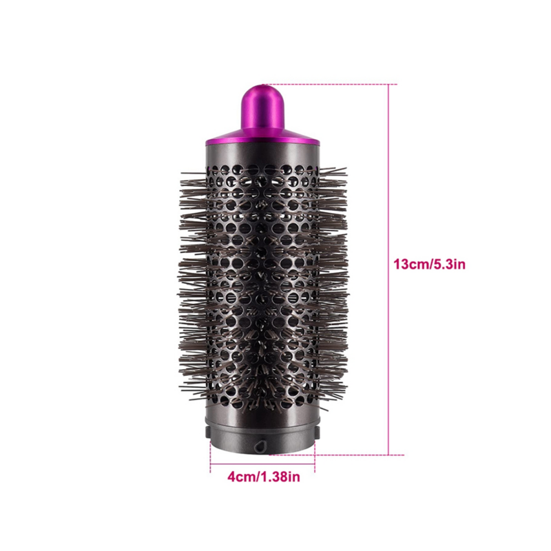 Гребень цилиндрический и адаптер для Dyson Airwrap Styler/сверхзвуковые аксессуары для сушки волос, инструмент для завивки волос, розово-красный и серый