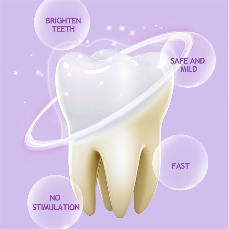 Smilekit معجون أسنان أرجواني ، مصحح ألوان ، أسنان لتبييض ، اشراق ، تقليل الاصفرار ، العناية بالأسنان ، 30 مللي ، V34