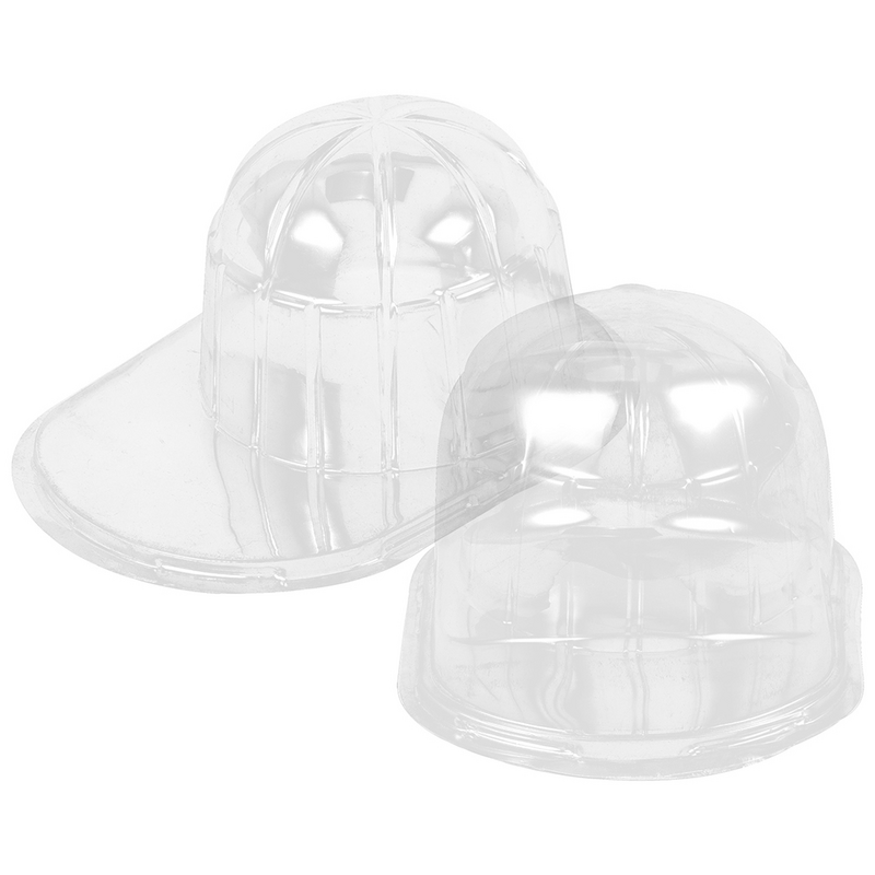 野球帽収納ボックス、透明ディスプレイスタンド、プラスチックホルダー、2セット