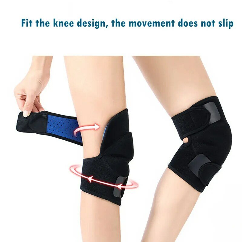 1 paar Selbst Heizung Turmalin Knie Pads Unterstützung 8 Magnetische Therapie Kneepad Schmerzen Relief Arthritis Knie Patella Massage Ärmeln