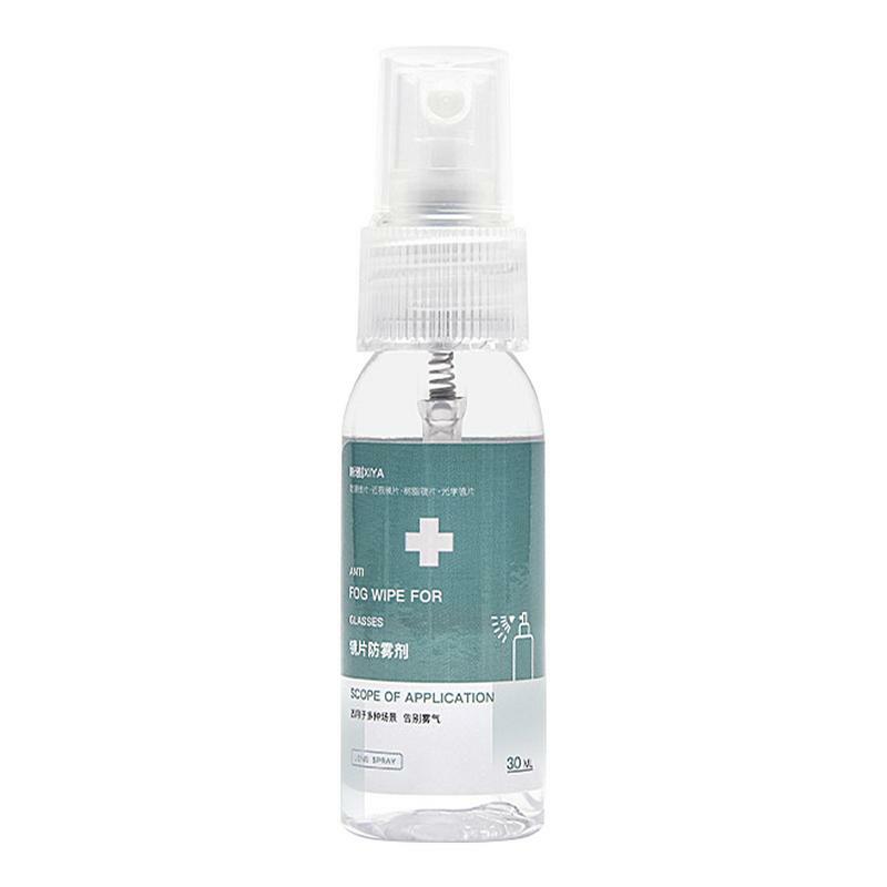 Spray antiappannamento agente antiappannamento 30ml detergente per vetri antiappannamento Spray antiappannamento a lunga durata per occhiali lenti per fotocamere