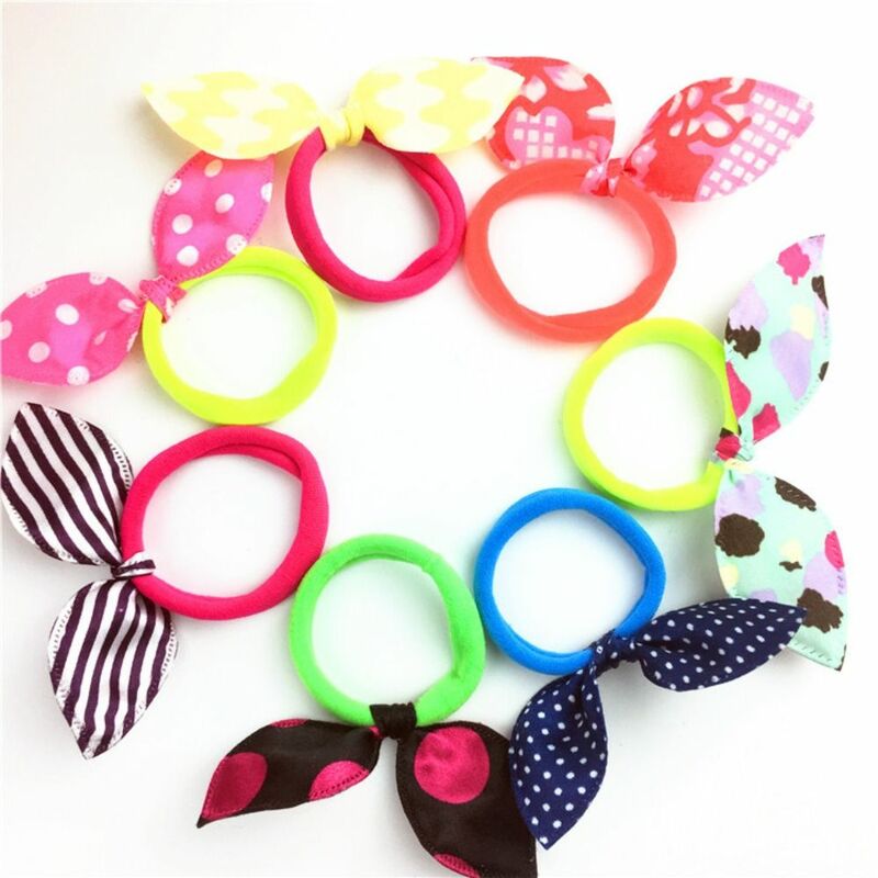 1/10PCS Hair Accessories Elastic Hair Bands Lovely Head Dress Hairstyle Tool Rubber Band Headbands Ponytail Holder Girls