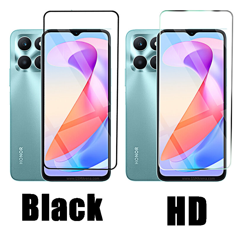 Huawei Honor x6a x8a x8 4g 5g x7 x6 a x5 9070 lite用強化ガラススクリーンプロテクター,4-1個