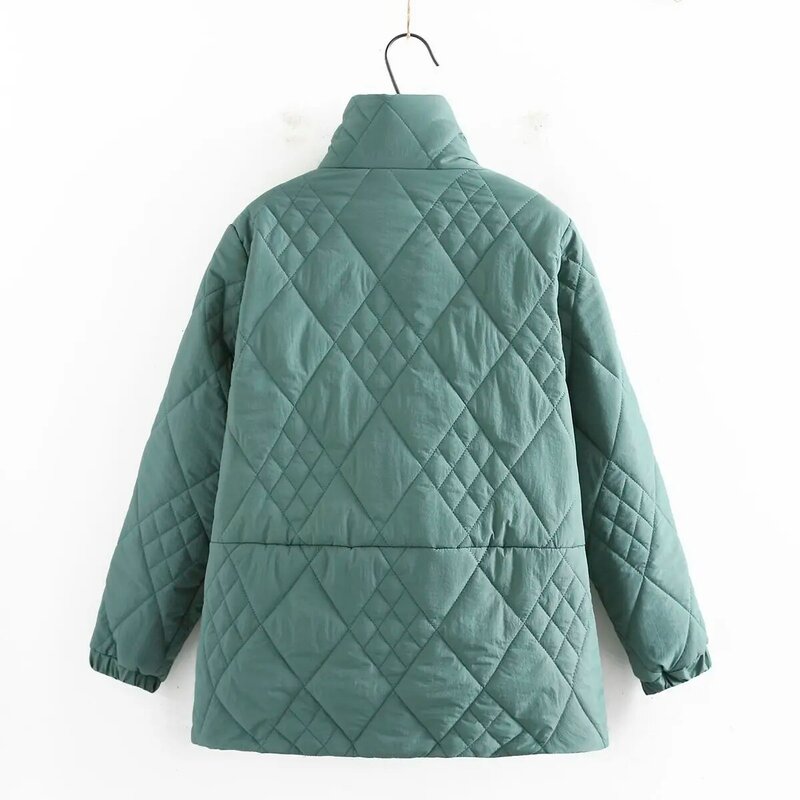 Короткая легкая хлопковая куртка для матери, хлопковая куртка с воротником-стойкой, большая женская зимняя хлопковая куртка