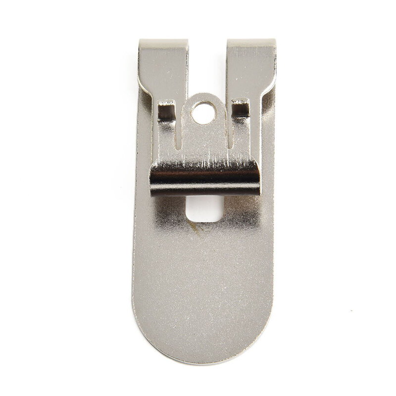 Dewlatfor juego de hebilla de cintura de herramienta eléctrica con tornillo de gancho y gancho de taladro eléctrico plateado, calidad Premium, N435687