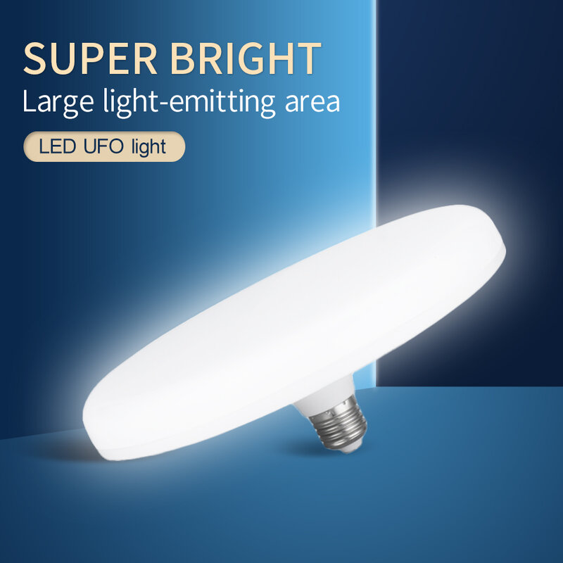 Lampadina a LED E27 220V lampada UFO E27 lampade a LED bianco freddo 15W 20W 40W 50W 60W 70W Bombillas fiala lampadine a LED per illuminazione domestica