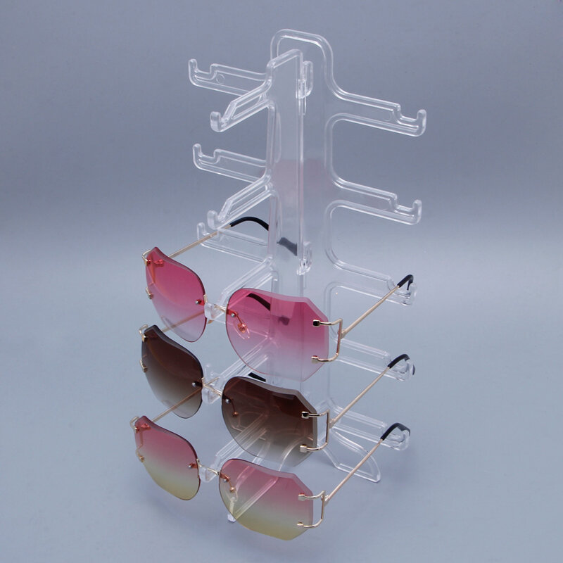 JAVRICK الساخن 5 طبقات نظارات نظارات شمسية تظهر حامل حامل رف شاشة الإطار