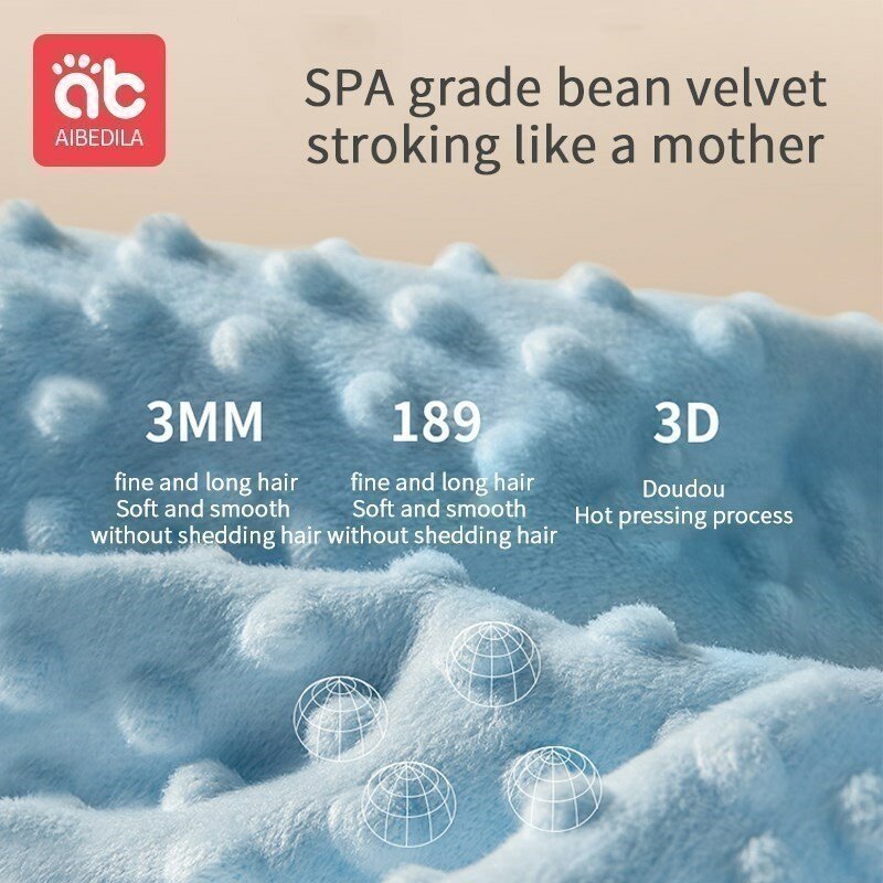 Подушка AIBEDILA для новорожденных, детский подголовник, мягкий воздухопроницаемый материал, высокая эластичность, постельное белье для мам и детей, AB8082