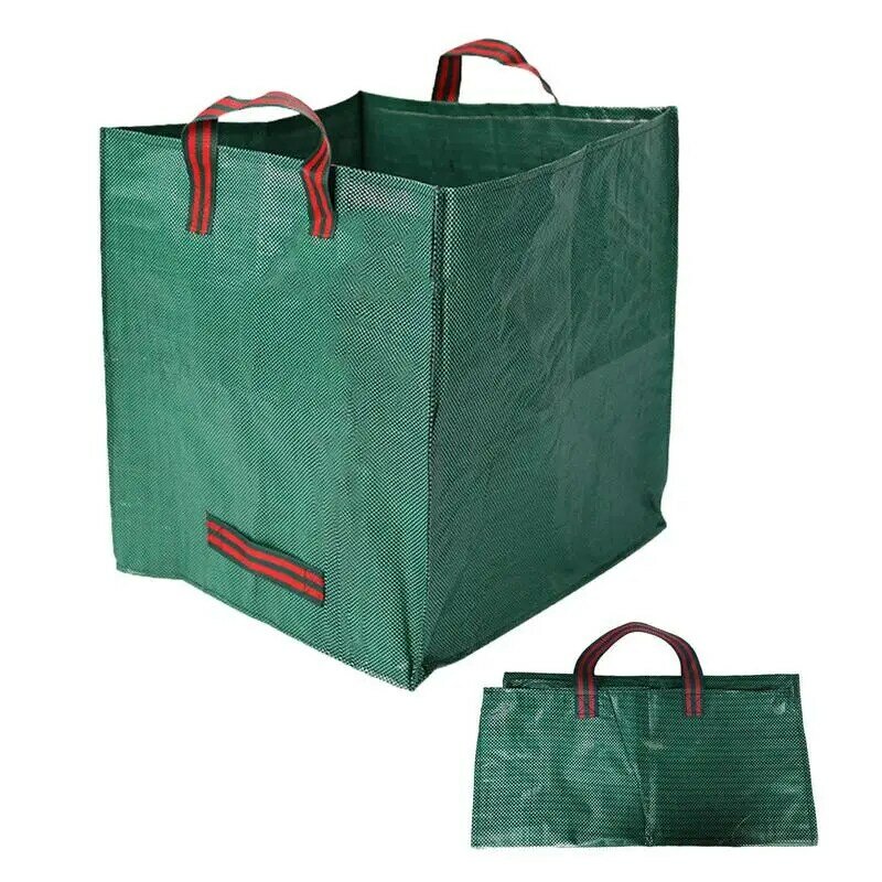 Lawn And Leaf Bags Leaf Trash Debris Containers With Handle 125/270L Leaf Collector Harvest Straw Bags Large Capacity Yard Trash