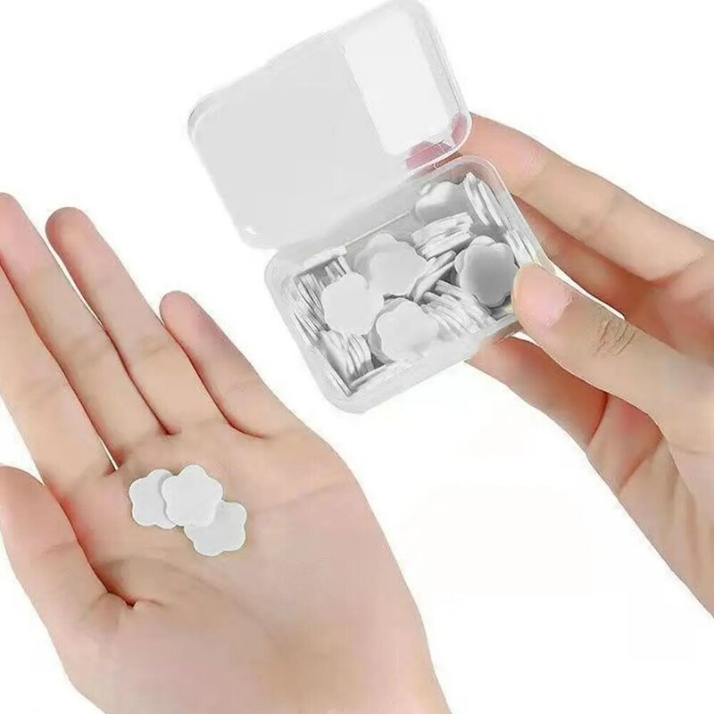 Disposable Soap Tablets Portable And Portable For Travel Soap Paper And Soap Flower Petal Hand Sanitizer Cleaning D4A5
