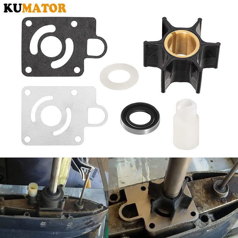 12012 Water Pump Impeller Kit for Chrysler Force 75 85 90 100 105 115 HP 1979-1989 Replaces Part # FK1069 Boot Accessoires