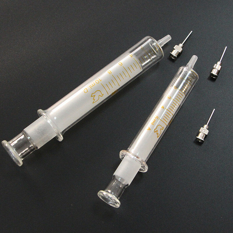 RELIFE 5ml 10ml Flux Metal Needle Glass Syringe for Mobile Phone Repair BGA PCB Ball Mounting Oil Soldering Flux Syringe Tool