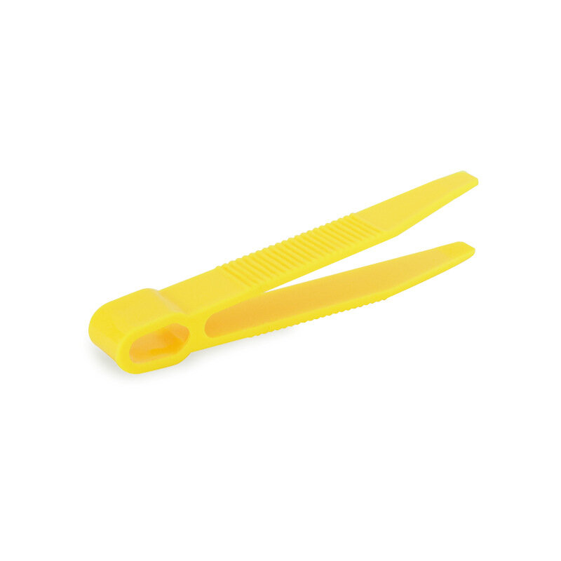 10Pcs Children's Fine Motion Training Accessories Tweezers Flat Headed Tweezers Color Clip Plastic Tweezers Children's Toy