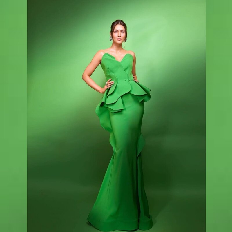 Prom Dress Evening Saudi Arabia Jersey Ruched Celebrity A-line Sweetheart Bespoke Occasion Gown Long Dresses