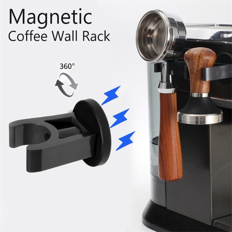 Portaoggetti magnetico per stoviglie da caffè per staffa supporto antimanomissione per filtro del caffè