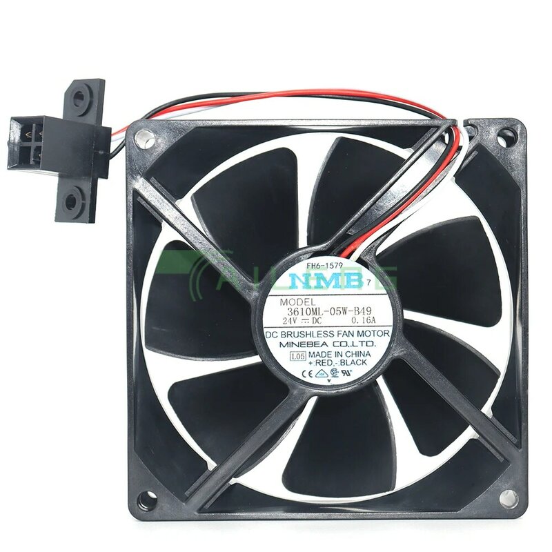 Cooling Fan for NMB 3610ML-05W-B49 A90L-0001-0488 Fanuc System Fan 92*92*25mm DC24V 0.16A