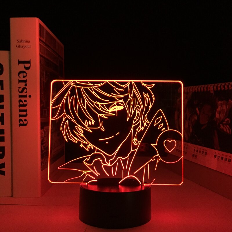Magi o labirinto de magia para decoração do quarto nightlight criança brithday presente manga lâmpada 3d kouen ren anime luz led