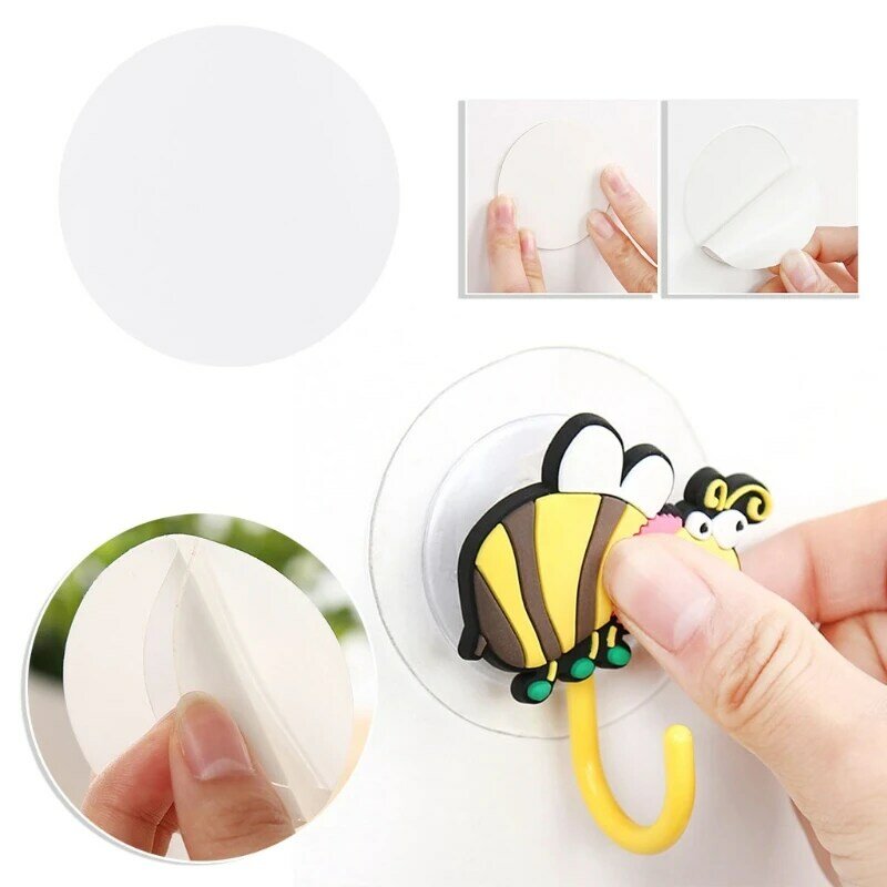 Silicone Double Sided Tape Sticker Suction Cup Sucker Auxiliary Strong Adhesive