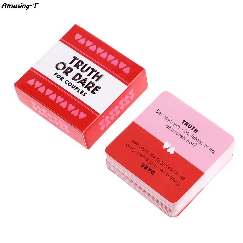 New Truth or Dare for Couples 51 Questions and Challenges Sexy Date Night Card Game for Couple Naughty Adult Game Drink