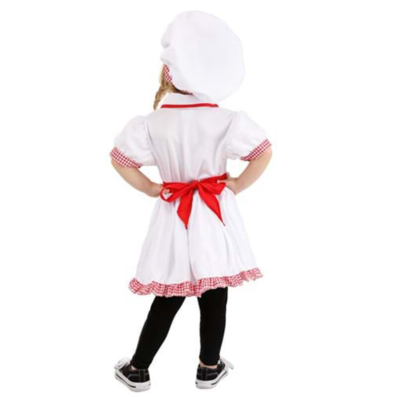 Disfraz de Doctor Chef para niños y niñas, abrigo de Chef, traje de cocinero