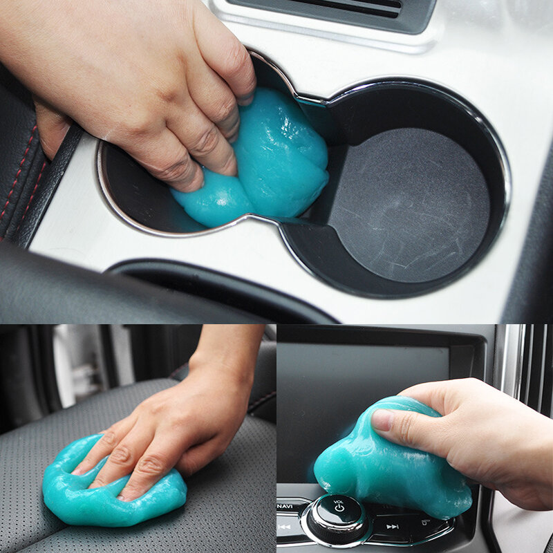 Car Cleaning Gel Magic Mud Car Interior Vent Dust Removal Glue Computer Keyboard Dirt Cleaning Artifact Auto Cleaner Accessories