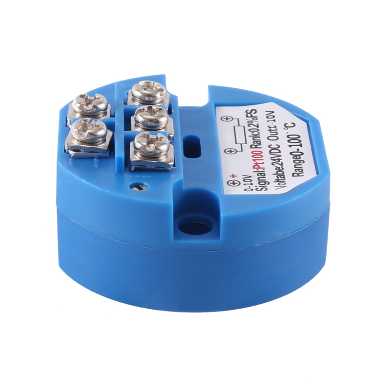 PT100 Type to 0-10V 0-100 Degree RTD Input 0-10 a Output DC24V Thermal Resistance Temperature Transmitter