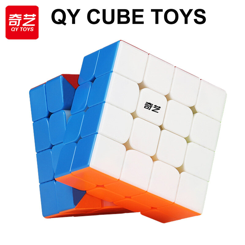 Qiyi speed cube 4x4x4 qiyuan magic cube profession elle 4x4 geschwindigkeit puzzle 4 × 4 kinder zappeln spielzeug qy original cubo magico für spiele zauberwürfel