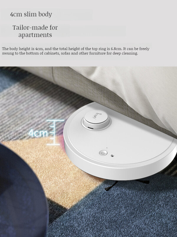 Intelligent Lazy Sweeper Vacuum Cleaner Ultra-thin Home Auto Vacuum Cleaner Big Suction Sweeper
