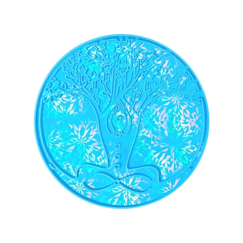 Mold Tree Life Silicone Mould for Wall and Desktop Decor DIY Crystal