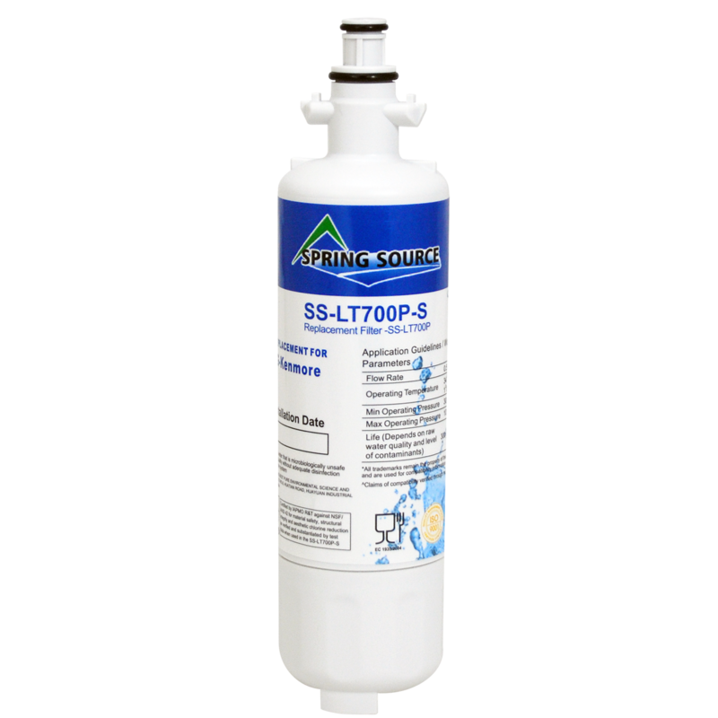 Cartucho do filtro de água para refrigerador Centwater, LT700P, 469690, ADQ36006101, RWF1200A