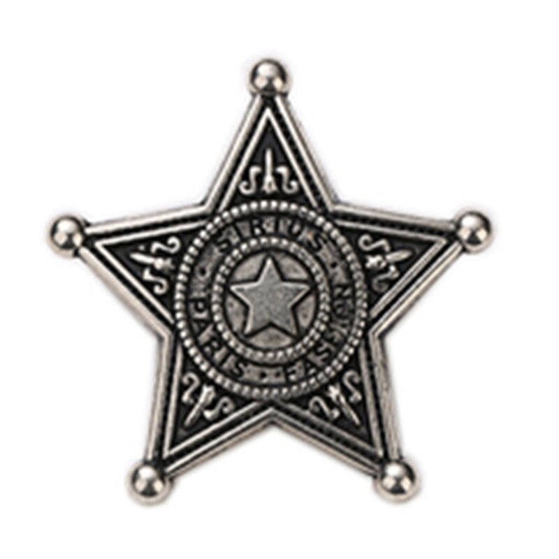 Sheriffs Badges Westerse politie Vesten Badges Sieraden Holloween Party Cosplays