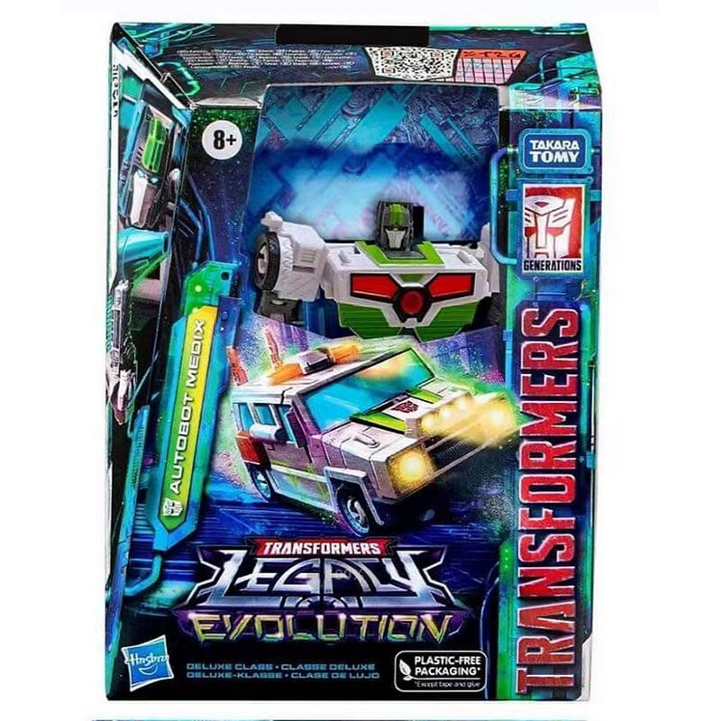 Hasbro-figura de acción Original de Transformers Legacy Evolution Deluxe Medix, modelo de juguete coleccionable, regalos de Hobby, 12cm, en Stock