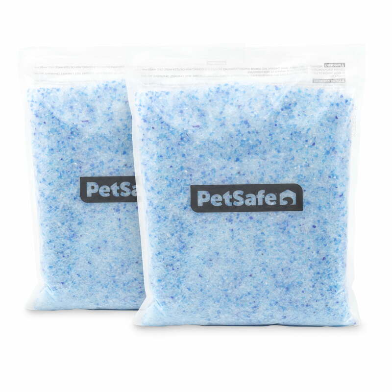 Прозрачные пакеты для кошачьего туалета премиум-класса PetSafe ScoopFree, свежий запах, кристаллы кремния, 4,3 фунтов в упаковке