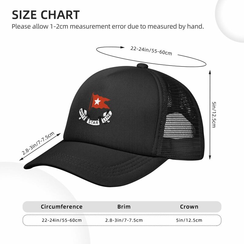 Weiße Stern linie Baseball mütze benutzer definierte Mütze Hut Mann Luxus Luxus Hut Drops hipping Männer Luxus Frauen