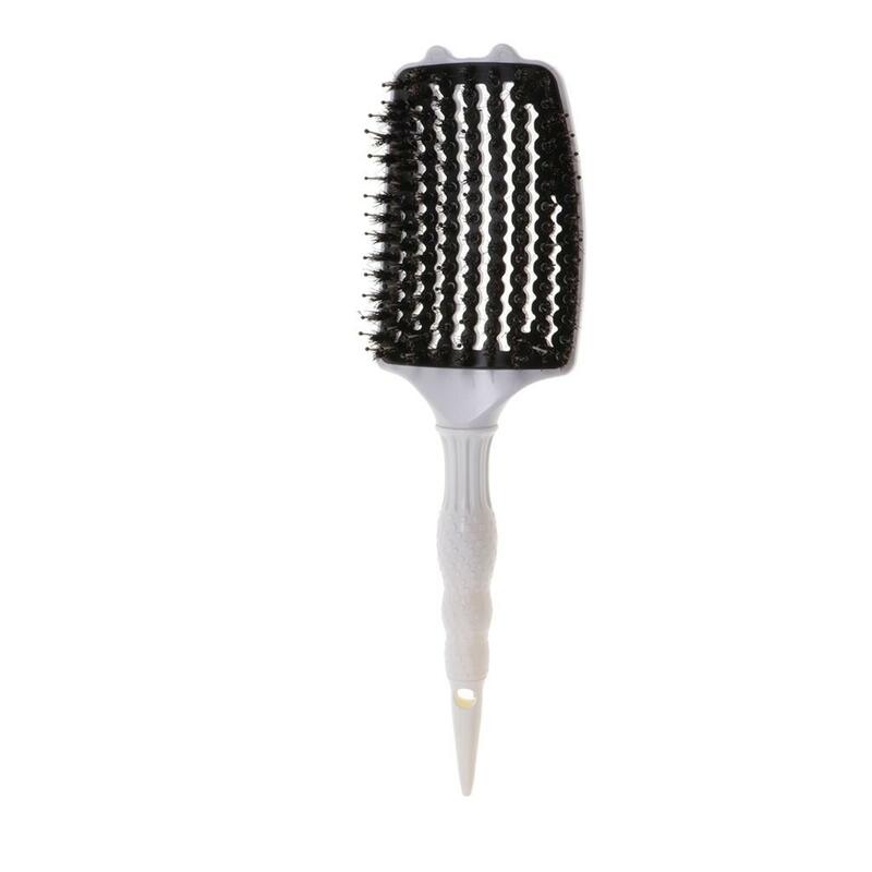 Perfeclan White Massage Hair Comb Detangling Hairbrush for Women Men Kids