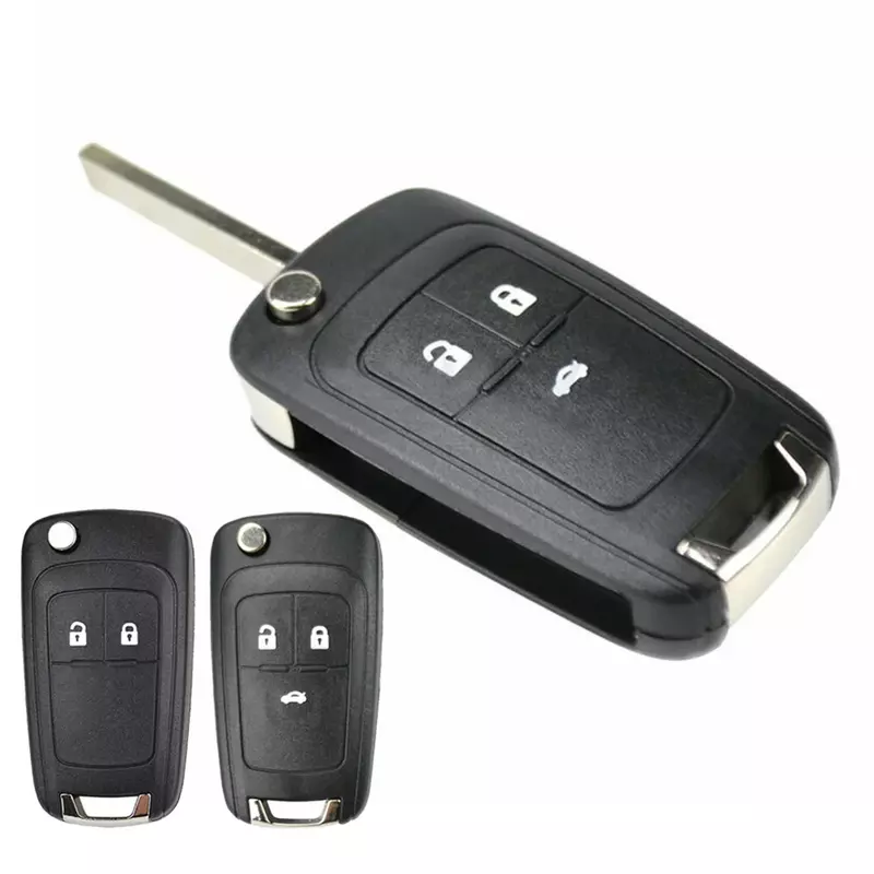 Keyyou 2 3 Tasten Flip Folding Remote Keys Fälle Foropel Forvauxhall für Corsa Astra Vectra Zafira Hu100 ungeschnittene Klinge