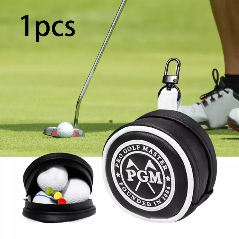 Golf Ball Storage Bag for Golfistas Presente, portador de bola impermeável, organizador da bola, T Holder Belt, Waist Bag, acessórios ao ar livre