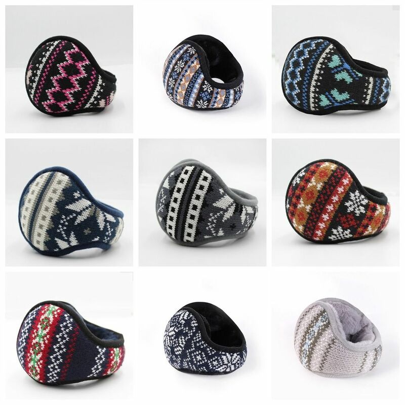 Winter Simple Type Plush Warm Ear Muffs Men And Women Universal Foldable Soft Thickening Cold Tools Multi-style Optional