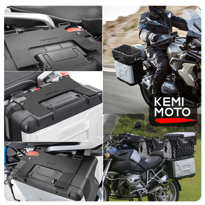 KEMOTO-Porta-bagagens para BMW, Porta-bagagens Adventure, Vario Caixas, BMW R1200, 1250 GS, R1200GS, R1250GS, LC, ADV, 2021