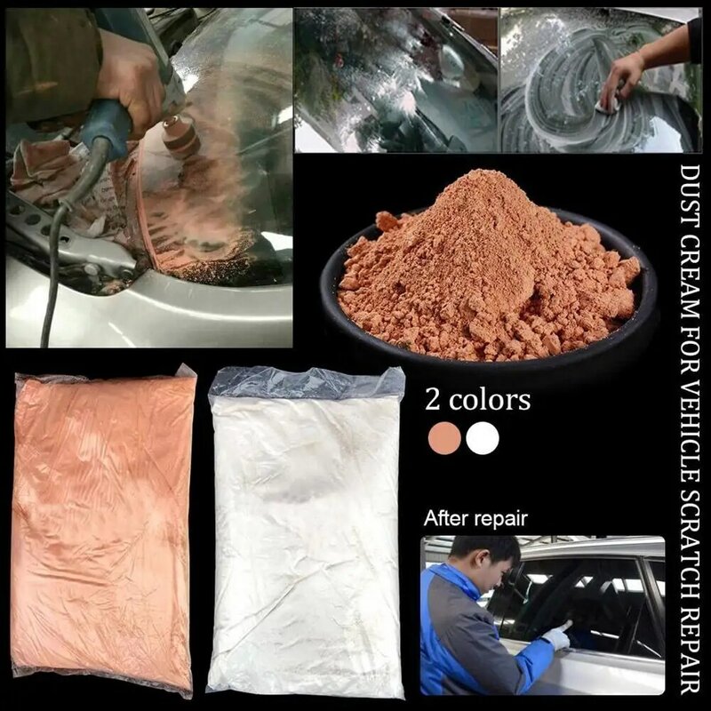 Polvo de óxido de cerio para pulir cristales de coche, herramienta de reparación rara compuesta, 50g/30g
