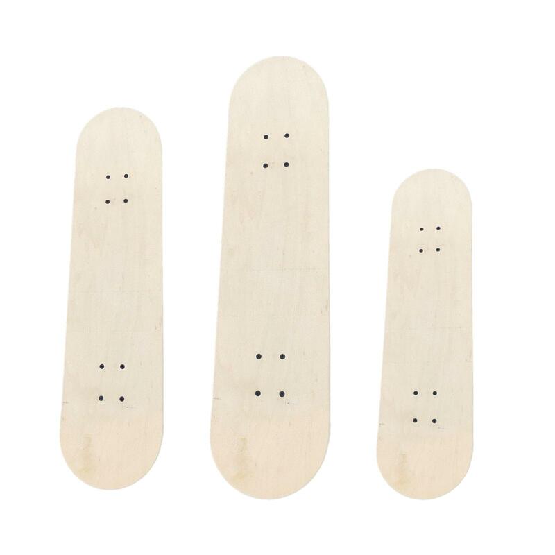 DIY Wooden Blank Skateboard Unpainted Board Durable Fine Craftsmanship Birthday Gift