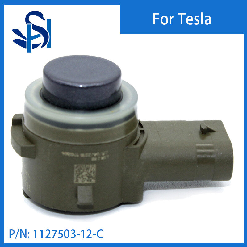 Sensor de estacionamiento PDC 1127503-12-C, Sensor de parachoques, Radar ultrasónico, Color gris para Tesla 3/Y