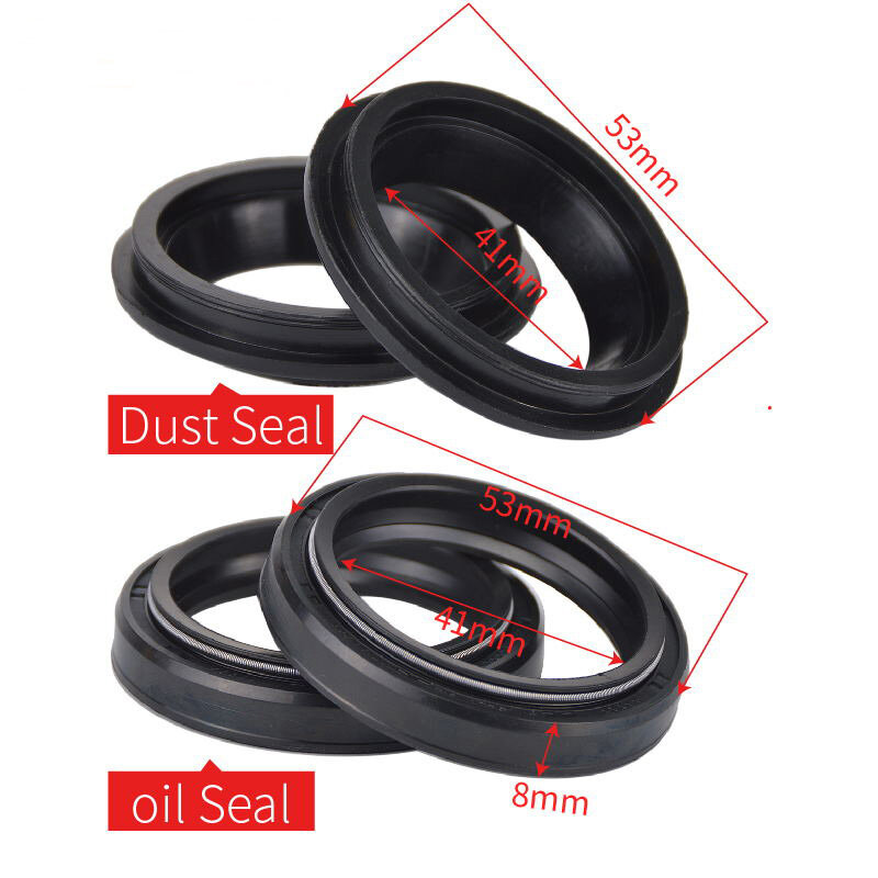 41x53x8 41 53 8 Fork Damper Oil Seal & Dust Cover For Yamaha FZ 09 FZ 07 MT 07 09 YZF R1 YZF R6 R3 600R 750R SP FZR 750R FZR1000