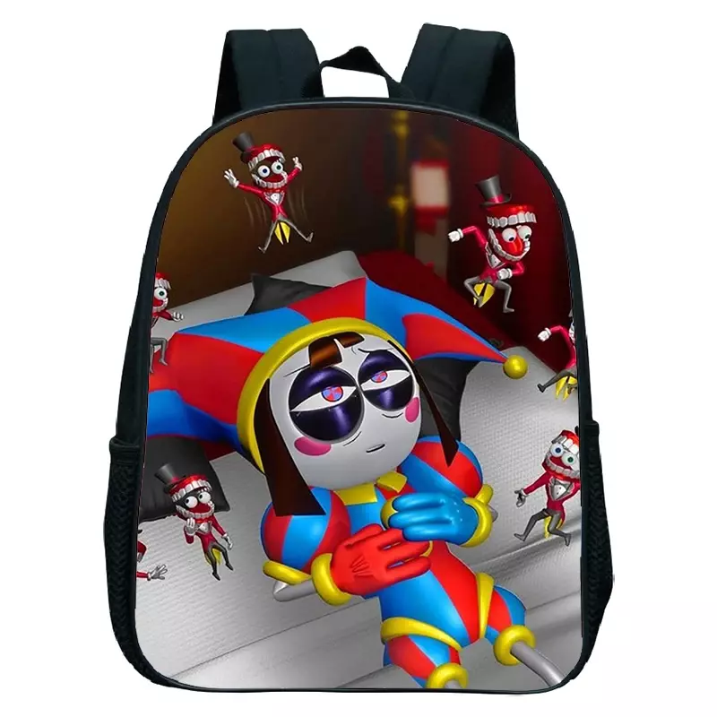 O Incrível Digital Circus Mochilas para Crianças, Sacos de Jardim de Infância, Boys and Girls Cartoon School Bag, Mochila Infantil, Bookbag Gift