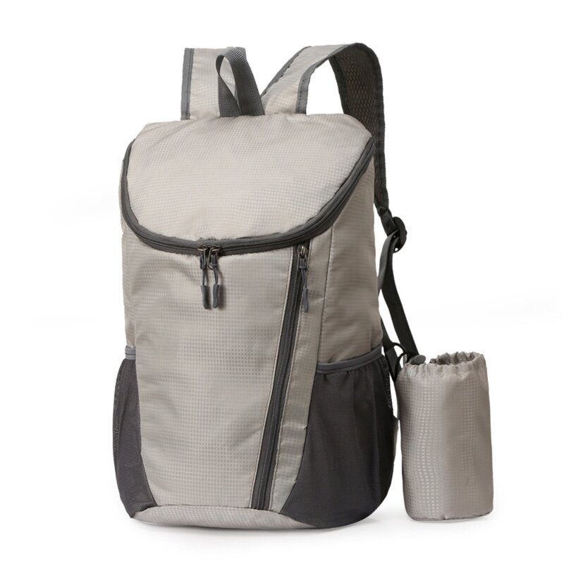 Dobrável mochila de viagem mochila de viagem de negócios economizar espaço escola mochila de alta capacidade multi compartimento dobrável